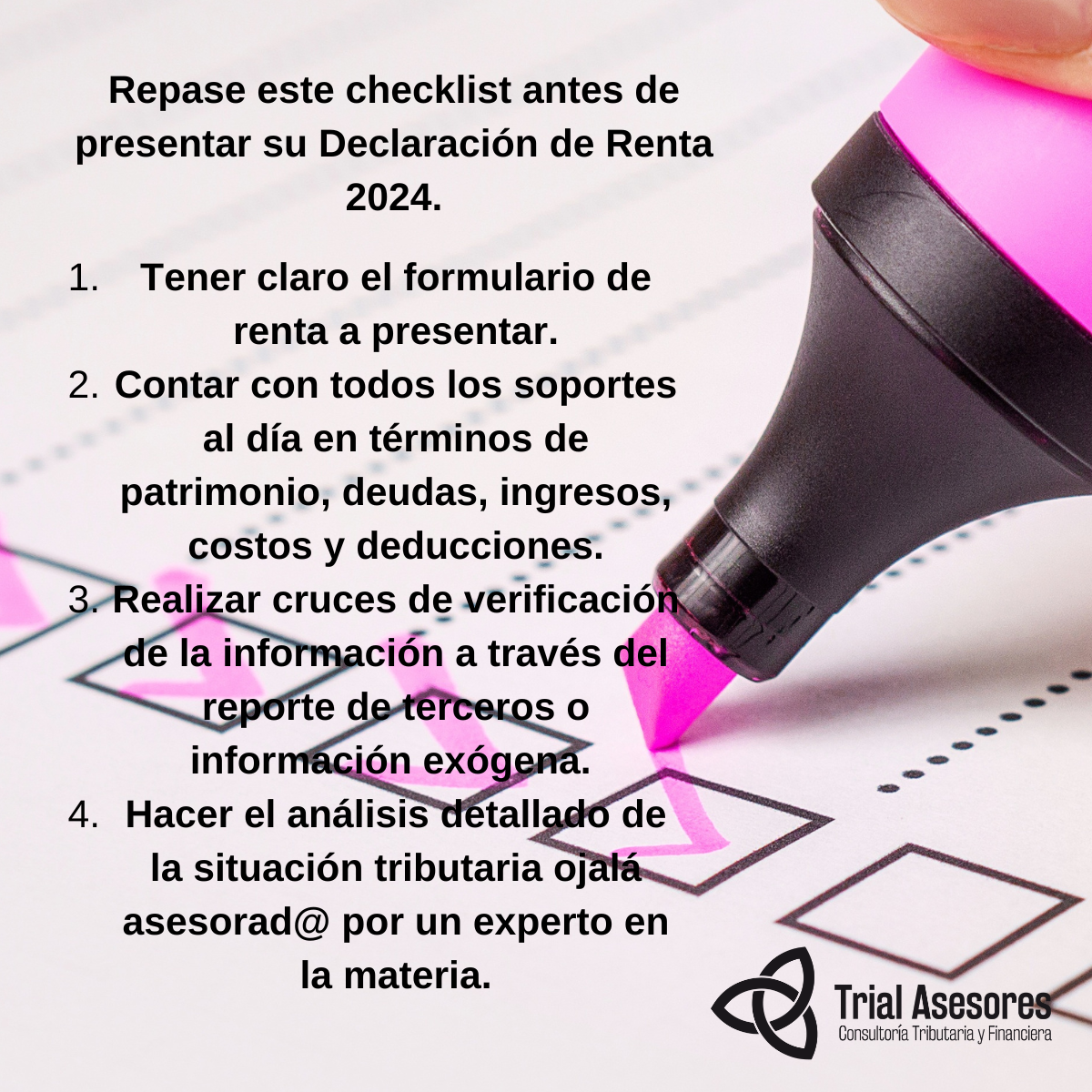 Declaración de renta 2024: Repase documentación y analice con un experto cómo presentarla.